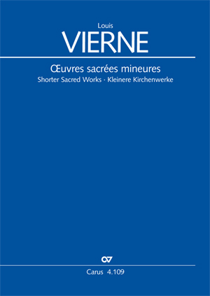 Thumbnail: Louis Vierne: Kleinere Kirchenwerke. Bd. 15 der Vierne-Gesamtausgabe