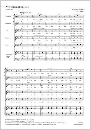 Ave verum Partition