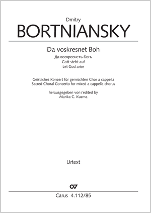 Da voskresnet Boh (Let God arise) Partition, édition séparée avec recueil de musique chorale