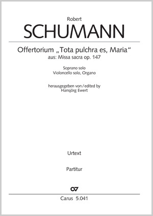 Robert Schumann: Tota pulchra es, Maria - Noten | Carus-Verlag