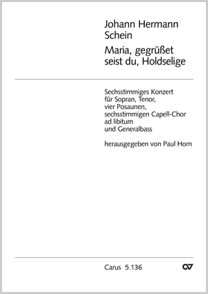 Maria, gegrüßet seist du Dialog und Verkündigung Dirigierpartitur