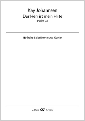 Der Herr ist mein Hirte Psalm 23 Partition
