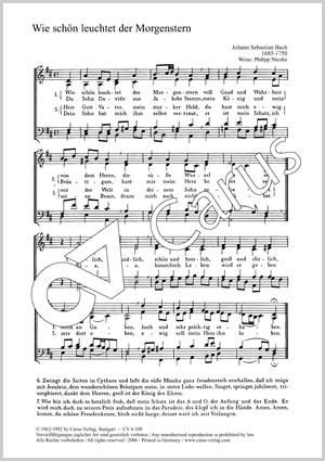Johann Sebastian Bach: Mit Fried und Freud; Wie schön leuchtet - Noten | Carus-Verlag