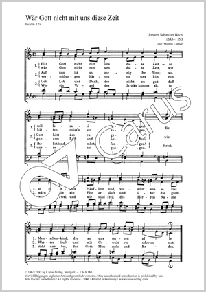 Thumbnail: Bach / Trubel: Wär Gott nicht mit uns