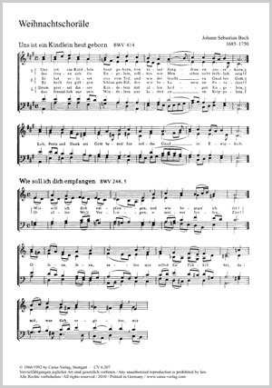Thumbnail: Johann Sebastian Bach: Weihnachtschoräle