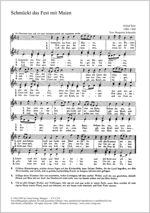 Aus meines Jammers Tiefe; Laßt uns erfreuen; Lobt Gott; Nun sei uns willkommen; Schmücket das Fest Score