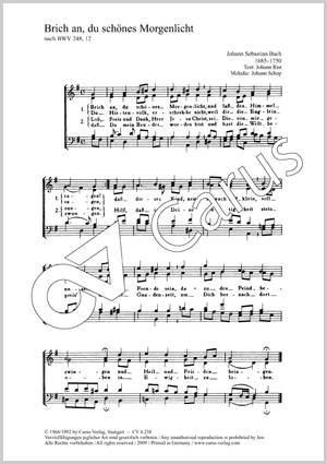 Fünf Choralsätze zu Advent und Weihnachten Partition