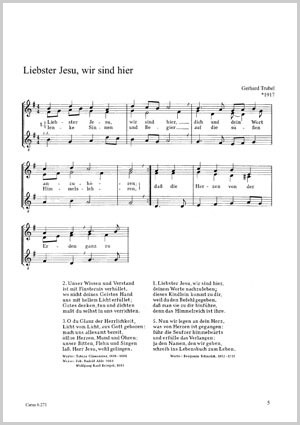 Goudimel: Es geht daher / Trubel: Lobet Gott / Liebster Jesu / Resinarius: Erhalt uns, Herr Partition