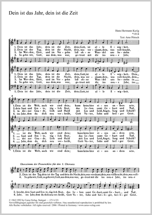 Fünf Chorsätze von Bach, Kurig und Salieri Partitur