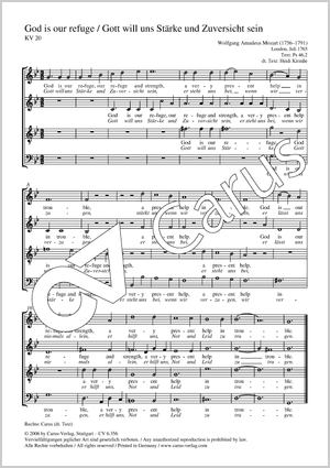 Thumbnail: Reger: Good night / Mozart: God is our refuge