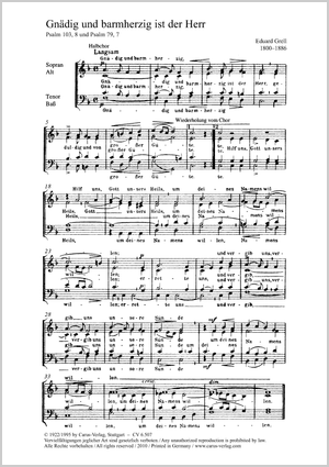 Drei Psalmen - Noten | Carus-Verlag