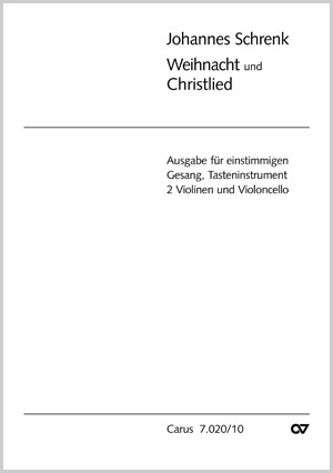 Zwei Lieder zum Christfest Partitur