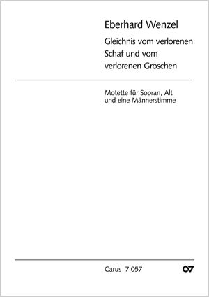 Eberhard Wenzel: Gleichnis vom verlorenen Schaf - Noten | Carus-Verlag