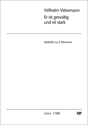 Er ist gewaltig und ist stark Partitur