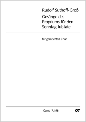 Gesänge des Propriums für Jubilate Partitur