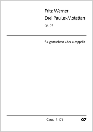 Drei Paulus-Motetten Partitur