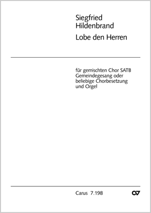 Siegfried Hildenbrand: Lobe den Herren - Noten | Carus-Verlag