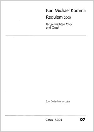 Karl-Michael Komma: Requiem - Noten | Carus-Verlag
