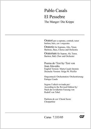 Pablo Casals: The Manger - Sheet music | Carus-Verlag
