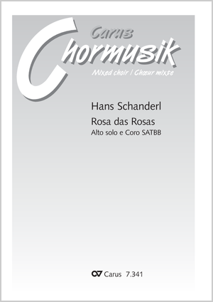 Hans Schanderl: Rosa das Rosas - Noten | Carus-Verlag