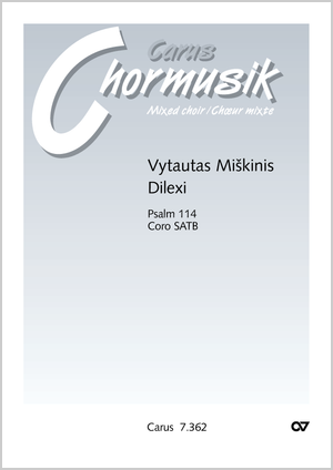 Vytautas Miškinis: Dilexi - Noten | Carus-Verlag