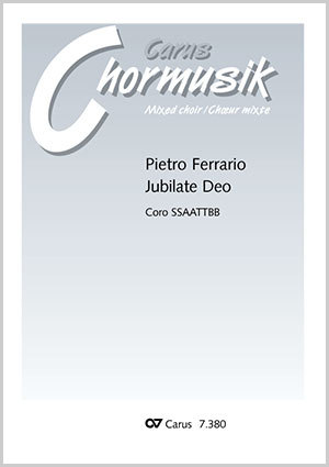 Pietro Ferrario: Jubilate Deo - Noten | Carus-Verlag