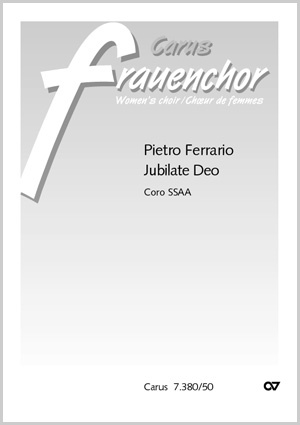 Pietro Ferrario: Jubilate Deo - Sheet music | Carus-Verlag