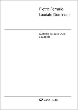 Pietro Ferrario: Laudate Dominum - Noten | Carus-Verlag