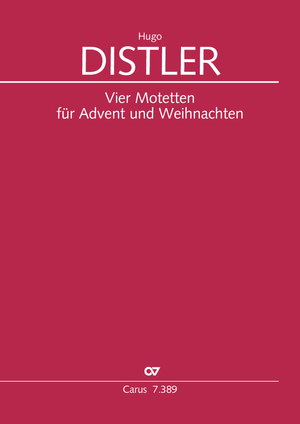 Thumbnail: Hugo Distler: Vier Motetten für Advent und Weihnachten