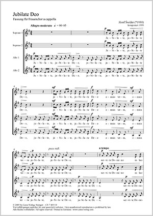 Thumbnail: Józef Swider: Jubilate Deo