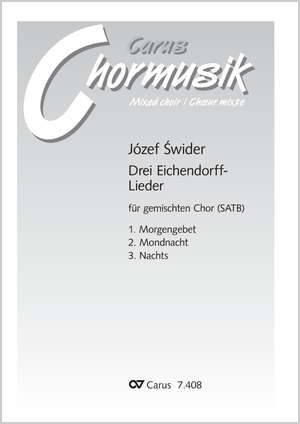 Drei Eichendorff-Chorlieder Partitur