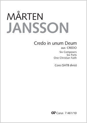 Thumbnail: Marten Jansson: Credo in unum Deum