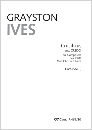 Crucifixus aus: CREDO. Six Composers – Six Parts – One Christian Faith Partitur, Einzelausgabe aus Sammlung