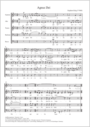 Thumbnail: Stephan Görg: Agnus Dei