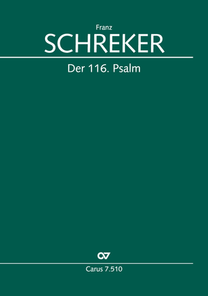 Der 116. Psalm Full score
