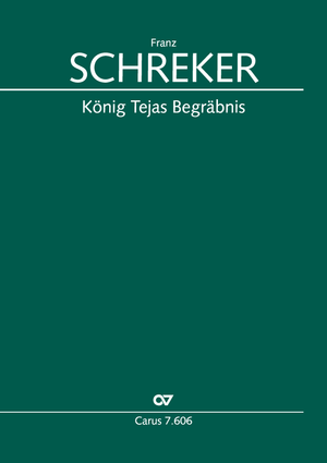 König Tejas Begräbnis Full score