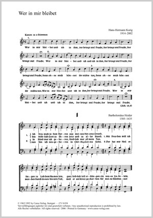 Sieben Choralsätze von Kurig, Helder, Schütz Partitur
