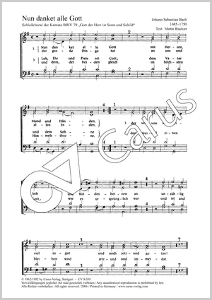 Fünf Choralsätze von Bach, Schütz, Fiebig, Woehl Score
