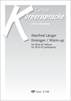 Manfred Länger: Einsingen - Noten | Carus-Verlag