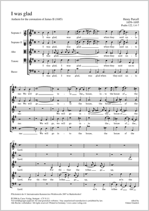 Thumbnail: Henry Purcell: I was glad