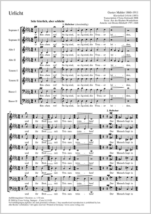 Clytus Gottwald / Alma & Gustav Mahler. Transcriptions for a