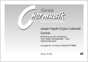 Genesis. Vokaltranskription von Clytus Gottwald Partitur
