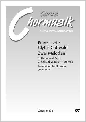Two Melodies. Vocal transcription by Clyrus Gottwald Partition