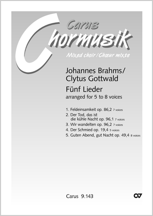Vocal transcriptions by Clytus Gottwald Score