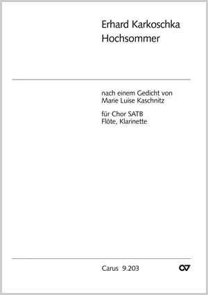 Hochsommer Partitur