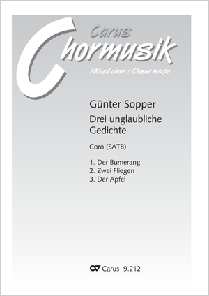 Thumbnail: Günter Sopper: Drei unglaubliche Gedichte
