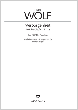 Thumbnail: Hugo Wolf / Denis Rouger (arr.): Verborgenheit
