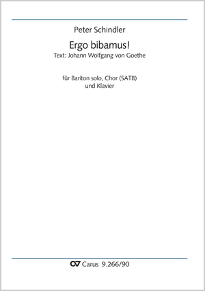 Ergo bibamus! aus: Sonne, Mond und Sterne Partition, édition séparée avec recueil de musique chorale
