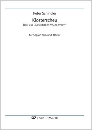 Peter Schindler: Klosterscheu