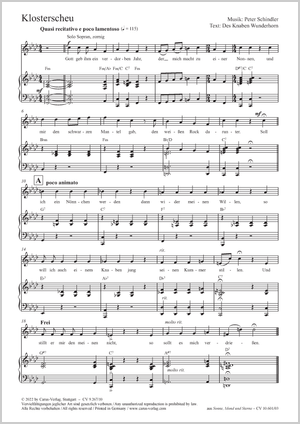 from: Sonne, Mond und Sterne Score, separate edition from collection